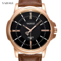 Yazole 358 Fashion Brand Luxury Famous Men Watch Business Leather Watch Male Clock Fashion Leisure Quartz Watch Relogio Masculin